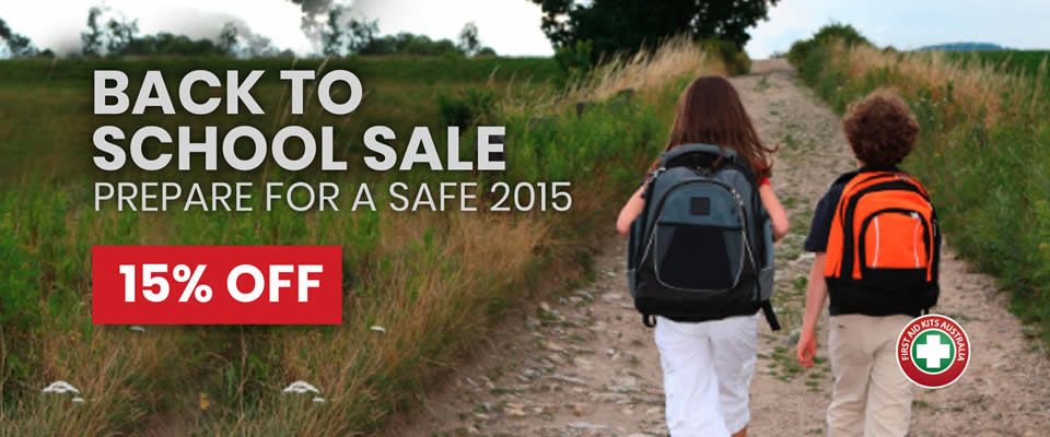 Back to school Sale Prepare for a safe 2015