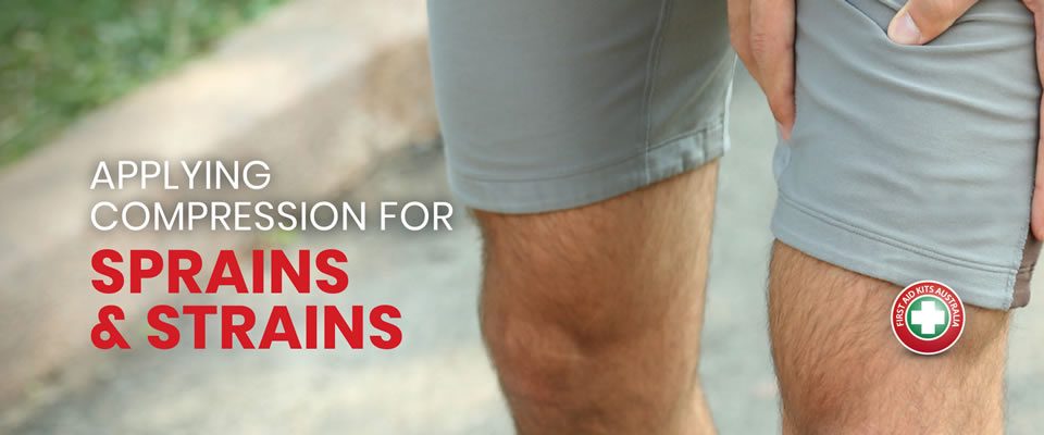 Applying Compression For Sprains and Strains