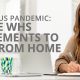 Coronavirus Pandemic; 4 simple whs requirements to work from home