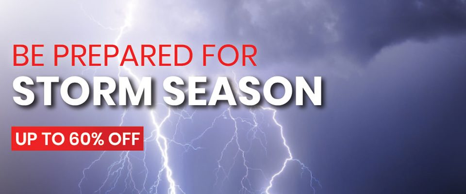 Be prepared for storm season