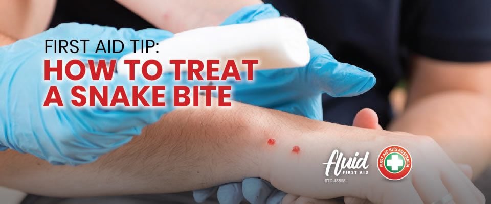 First Aid Tip: How to treat a snake bite